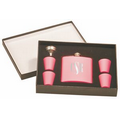 Pink Flask Gift Set